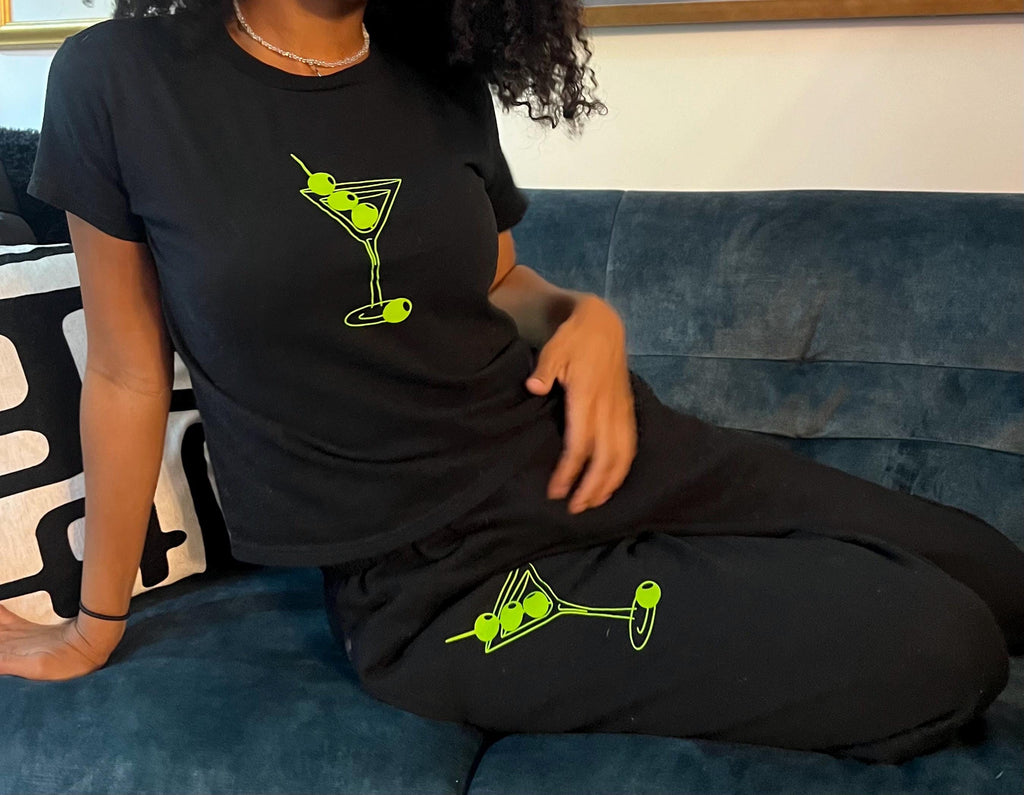 Extra Dirty Martini Sweatpants | Sweatpants | gifts for martini lovers | tini time | martini clothes | Dirty martini | comfy sweats |