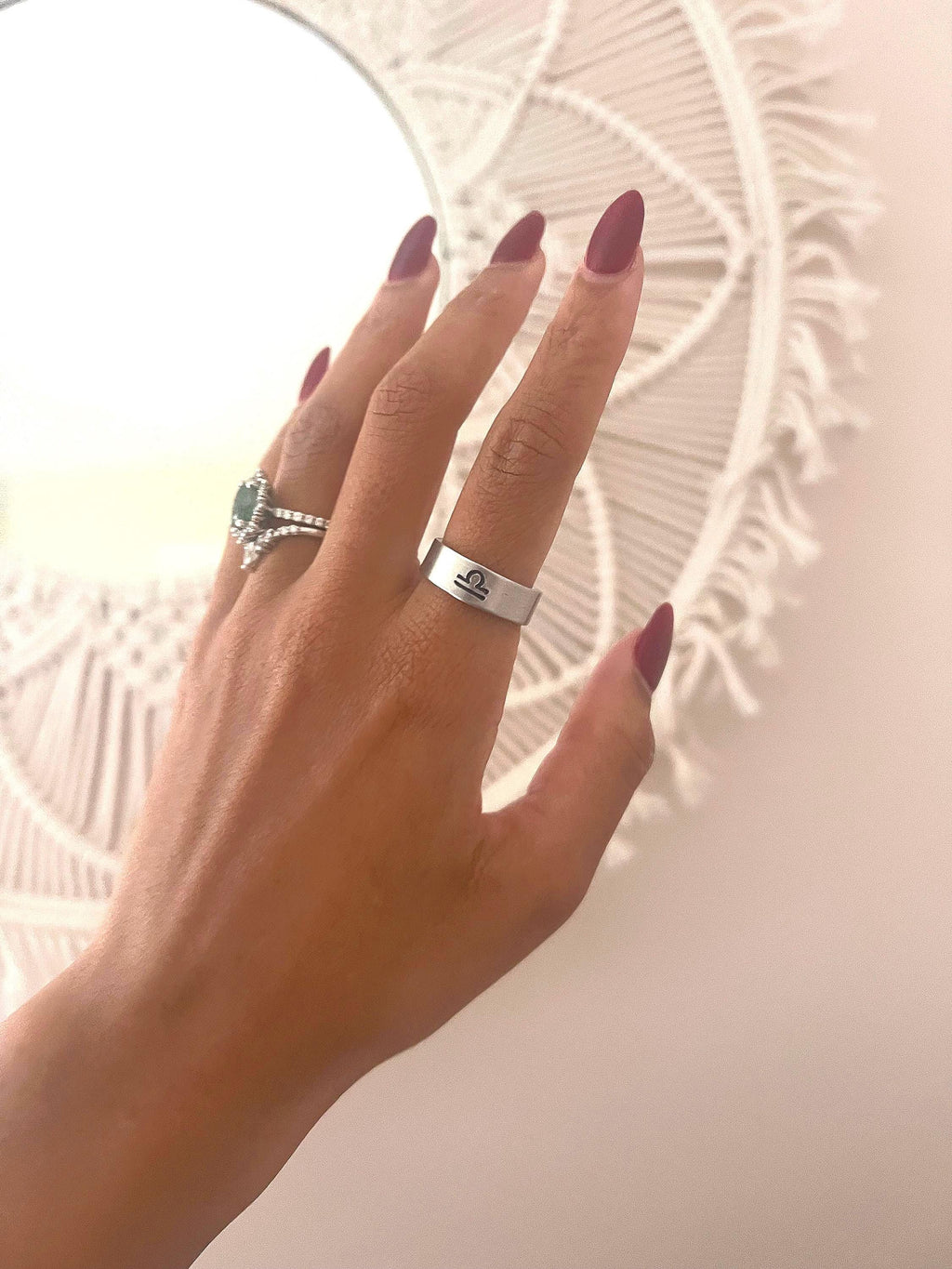 Zodiac sign rings | zodiac jewelry | stamped rings | stamped jewelry | custom jewelry | custom gifts | gifts for her | gifts valentine gift