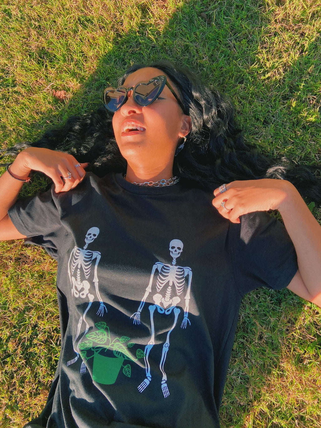 Taking care of dead plants tee | comfy tee | Halloween | cute shirt | Halloween shirt | plant lover | skeleton shirt | cute shirt | spooky