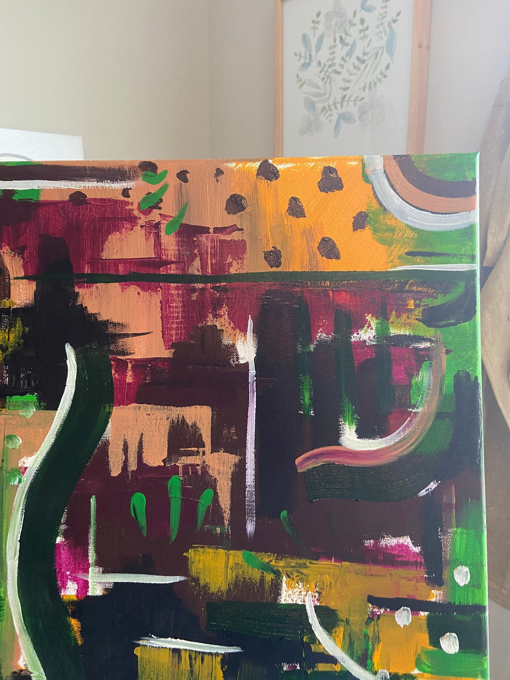 bitter sweet movement | original painting | acrylic painting | stretched canvas | painting | decor | art | abstract | abstract art |