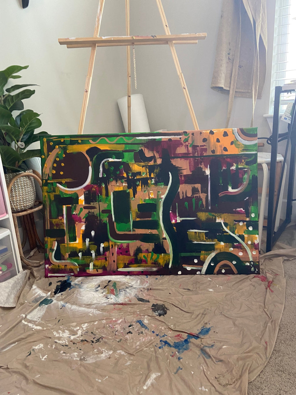 bitter sweet movement | original painting | acrylic painting | stretched canvas | painting | decor | art | abstract | abstract art |