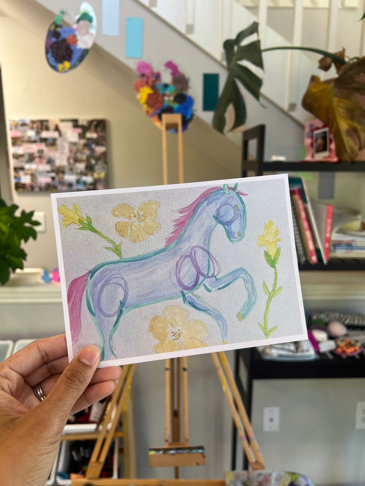 Horse art print
