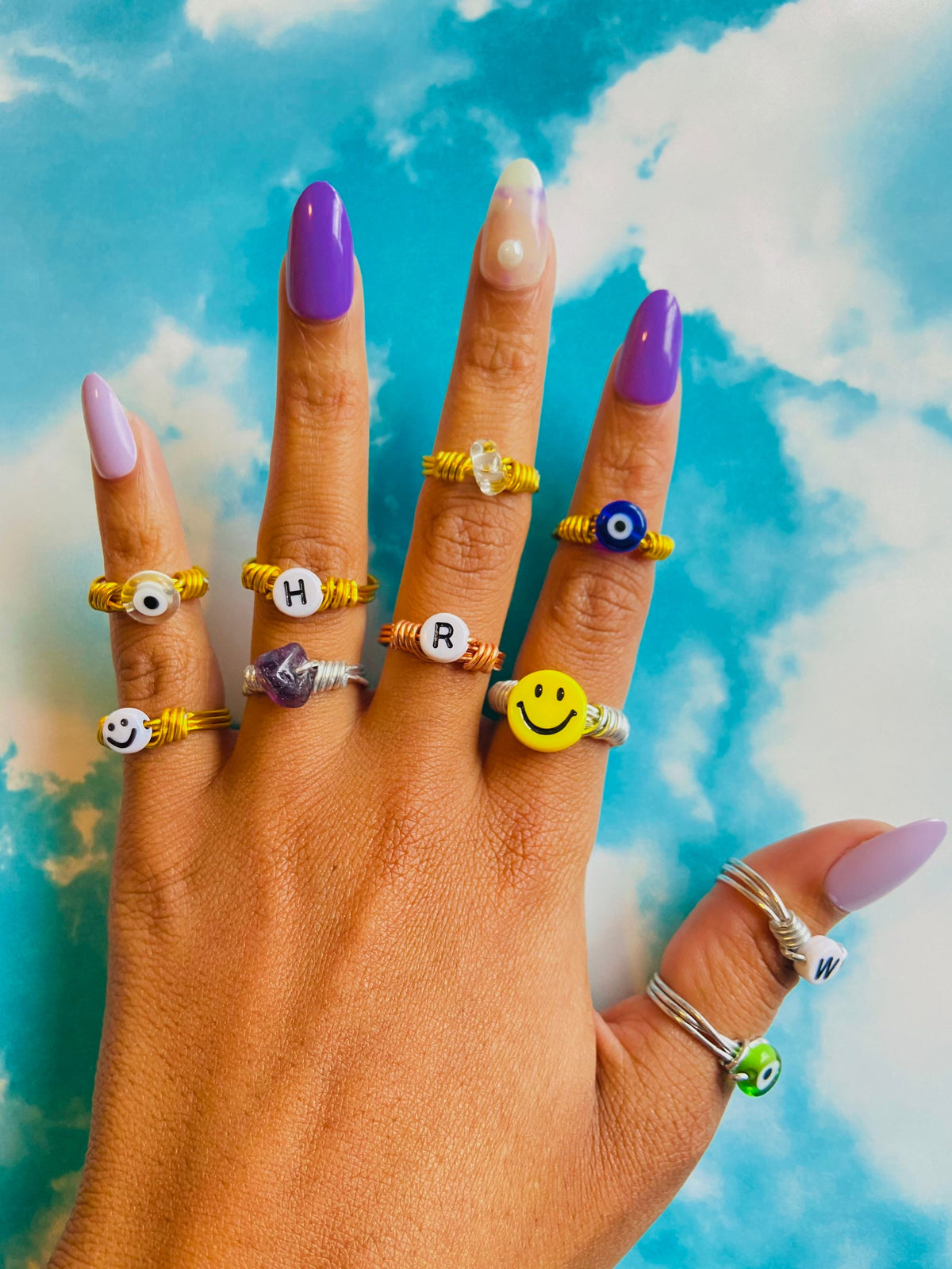 RING MYSTERY BUNDLES | 3 MYSTERY RINGS!!! wire wrapped rings | handmade rings | trendy rings | cute rings | gold rings | silver rings | ring bundles |