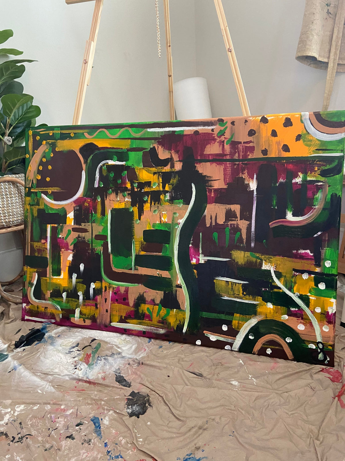 bitter sweet movement | original painting | acrylic painting | stretched canvas | painting | decor | art | abstract | abstract art |