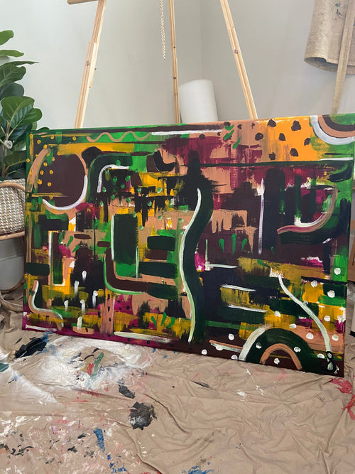 bitter sweet movement | original painting | acrylic painting | stretched canvas | painting | decor | art | abstract | abstract art |