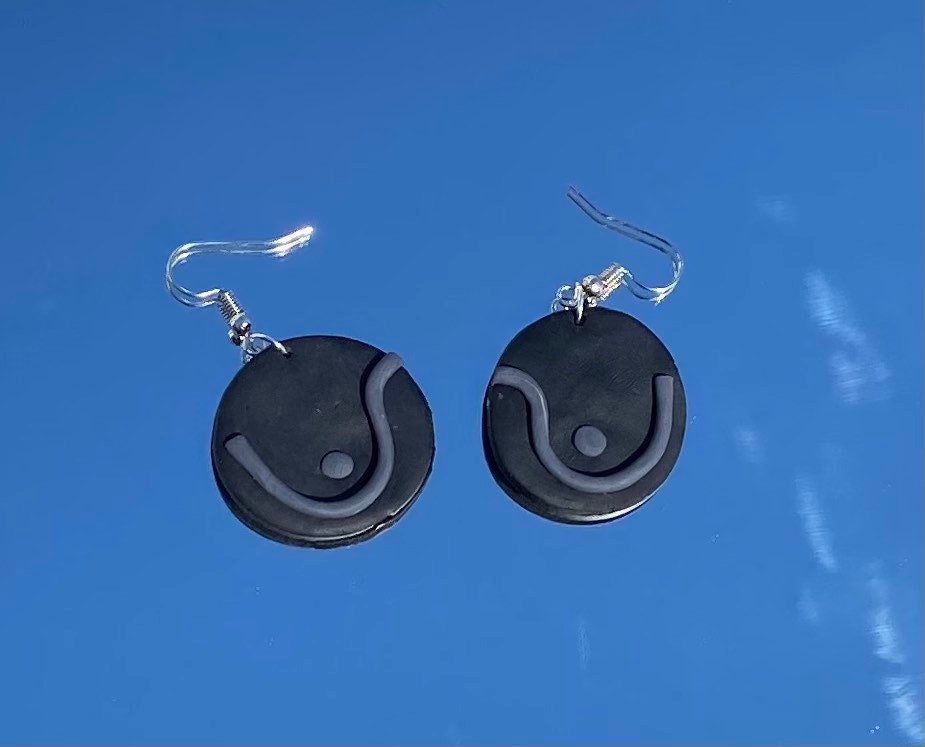 boob earrings | clay earrings | polymer clay | feminine | boob | breasts | colorful | hypoallergenic | feminists | body | gift ideas for her