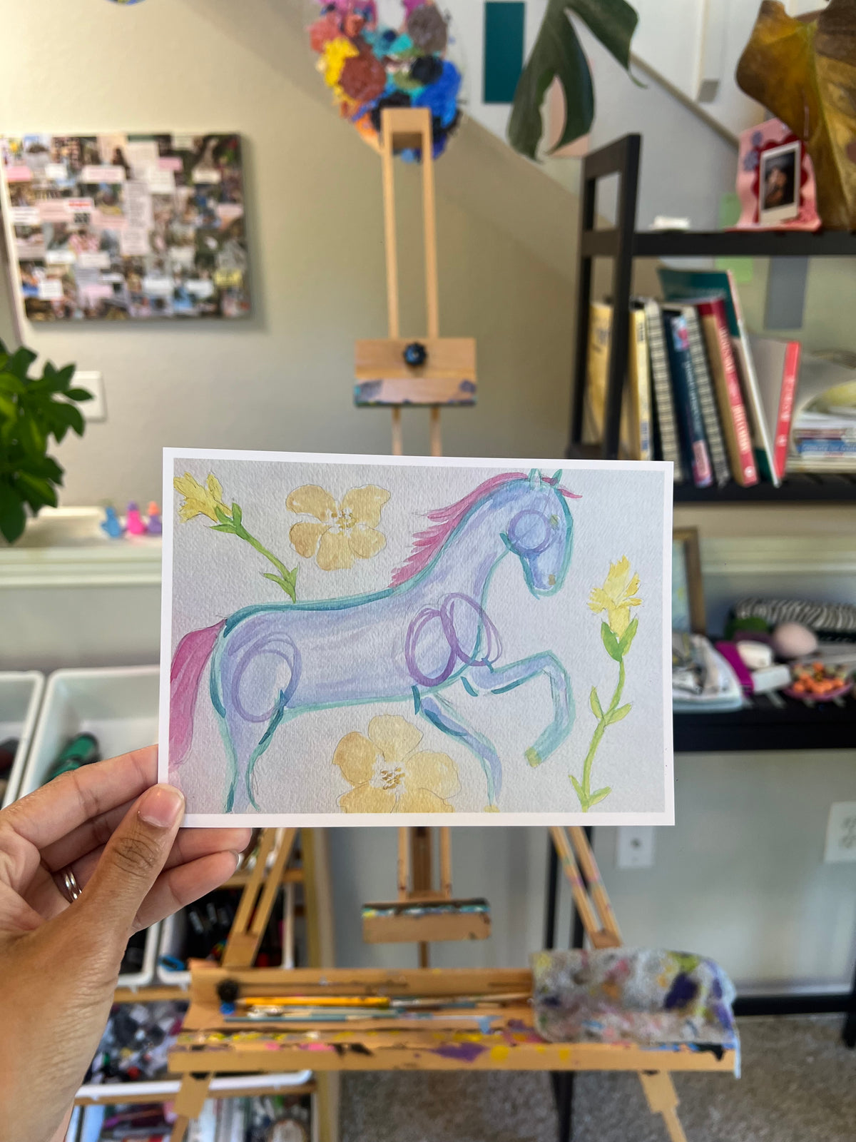 Horse art print
