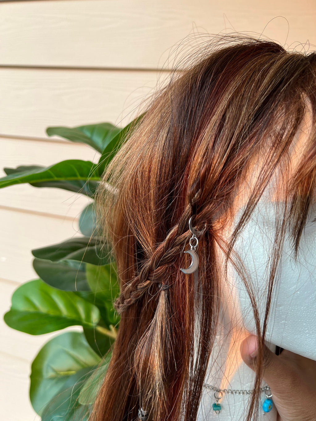 star and moon hair charms | hair jewelry | metal hair charms | metal hair jewelry | hair accessories | hair clips |
