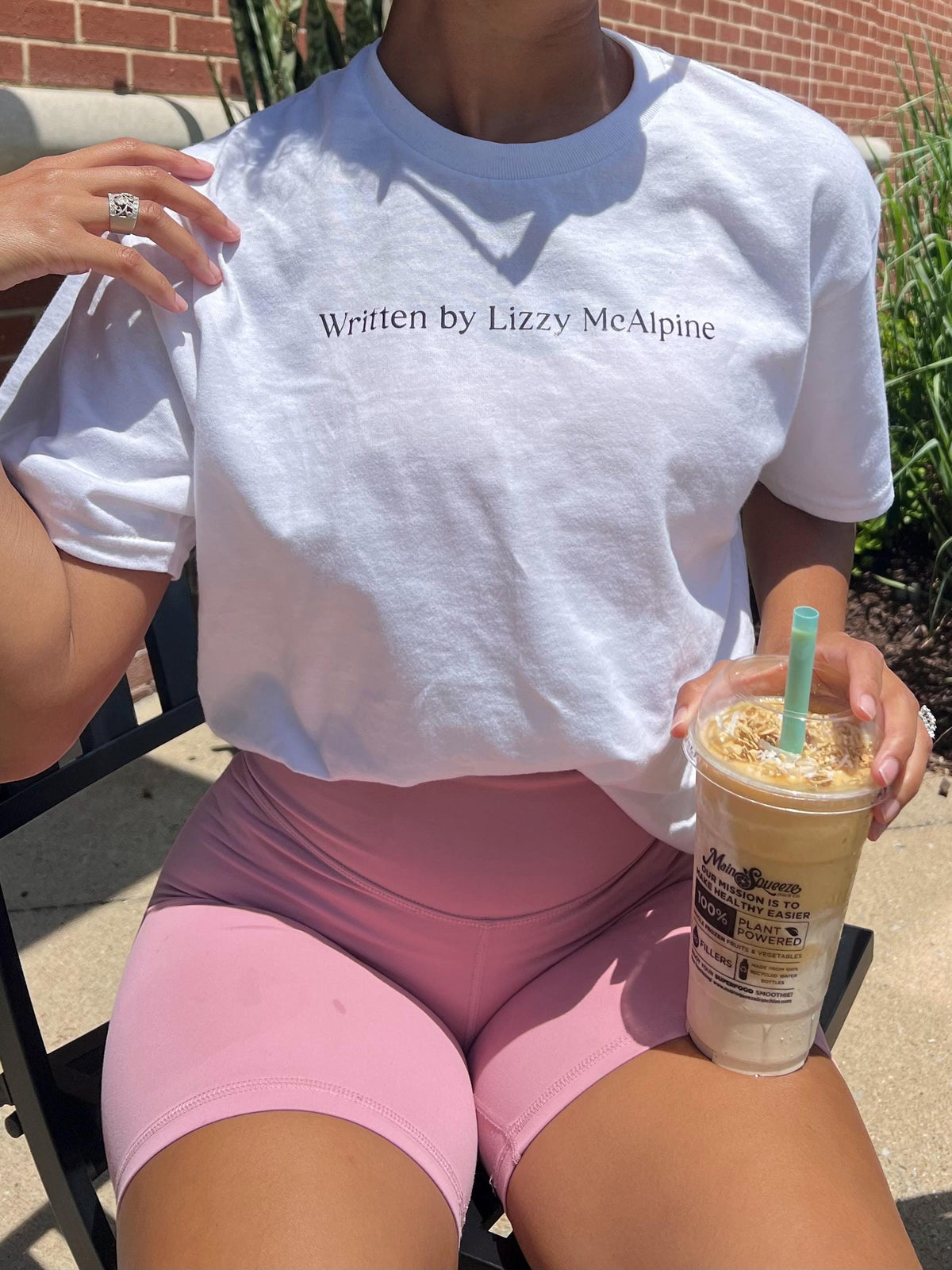 written by Lizzy mcalpine shirt. Lizzie mcalpine shirt. Lizzie mcalpine fan. Older album. Five seconds flat. Girl tee. Cute tee. Concert.