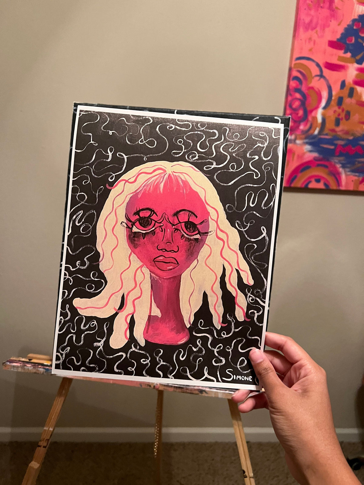 staying up too late again PRINTS | original art prints | art print | art | print | wall decor