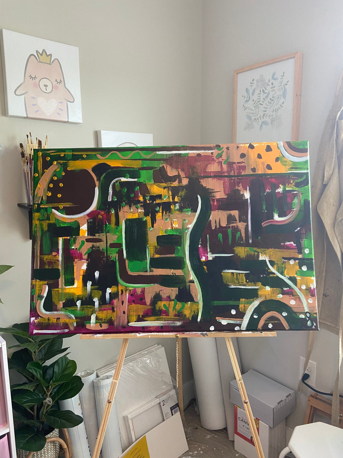 bitter sweet movement | original painting | acrylic painting | stretched canvas | painting | decor | art | abstract | abstract art |