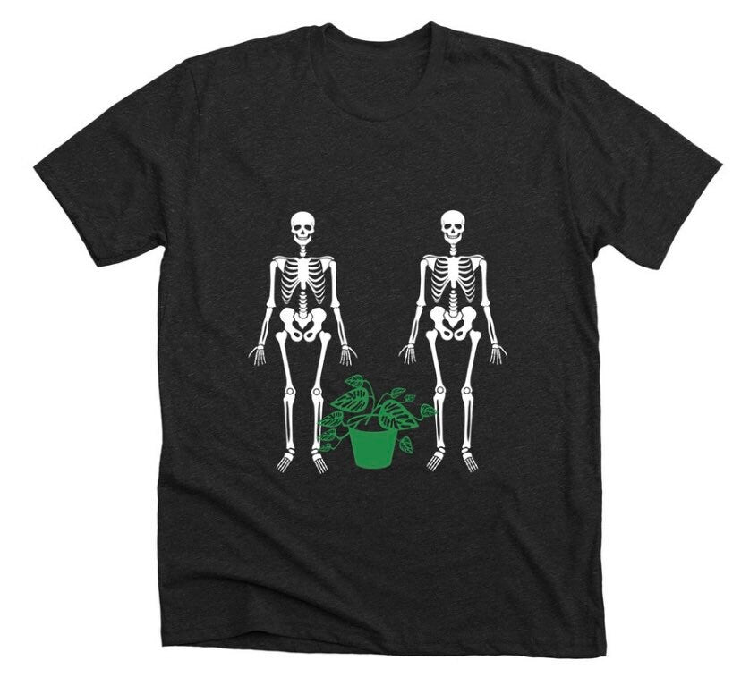 Taking care of dead plants tee | comfy tee | Halloween | cute shirt | Halloween shirt | plant lover | skeleton shirt | cute shirt | spooky