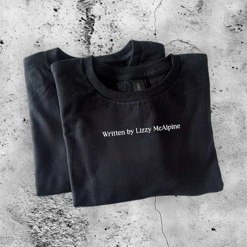 written by Lizzy mcalpine shirt. Lizzie mcalpine shirt. Lizzie mcalpine fan. Older album. Five seconds flat. Girl tee. Cute tee. Concert.