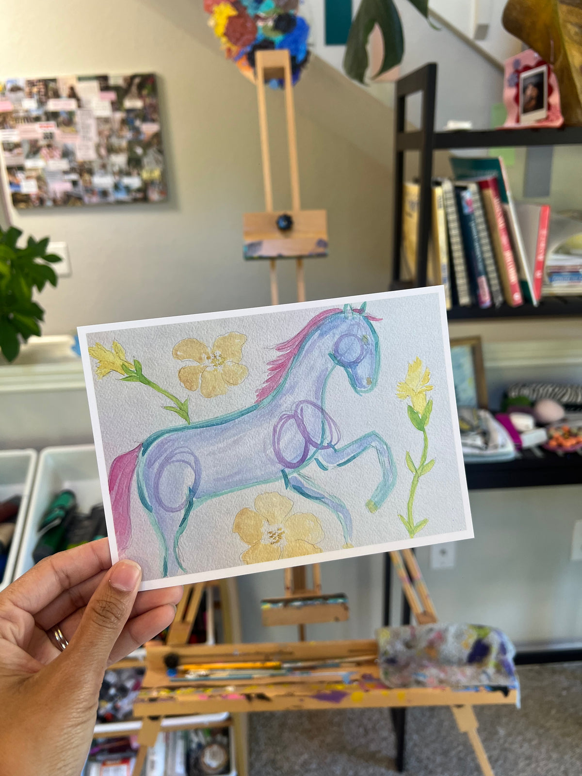 Horse art print