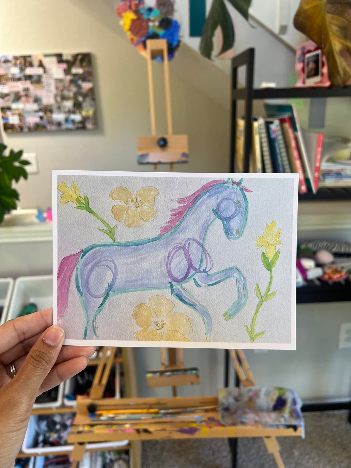 Horse art print