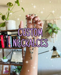 customizable gemstone/crystal necklaces| custom necklaces| crystal necklaces | cute necklaces | pretty necklaces