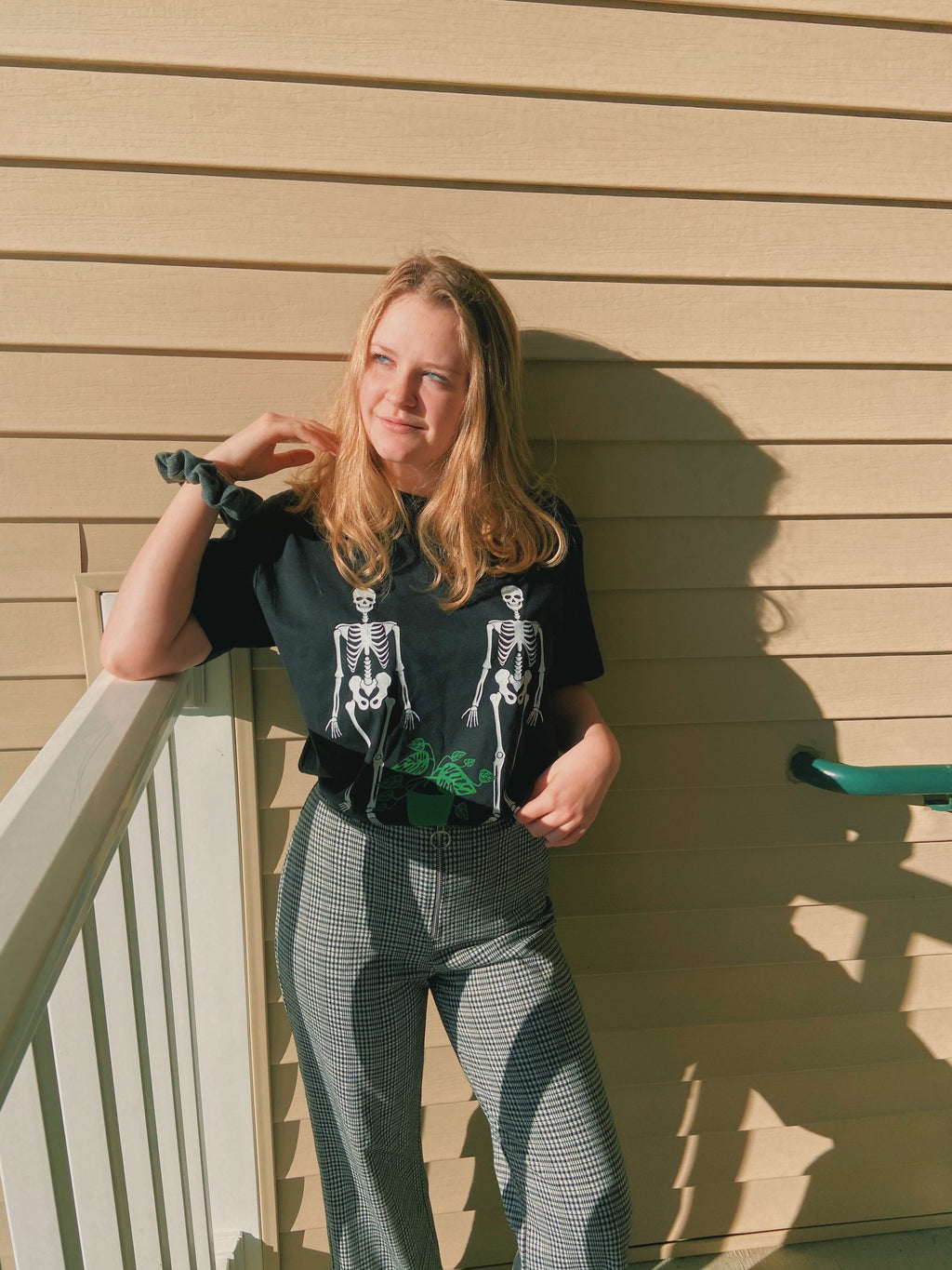 Taking care of dead plants tee | comfy tee | Halloween | cute shirt | Halloween shirt | plant lover | skeleton shirt | cute shirt | spooky