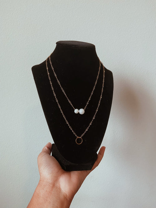 circle necklace | BASICS COLLECTION | simple jewelry | necklace | dainty jewelry | cute necklace | matching necklaces| matching jewelry