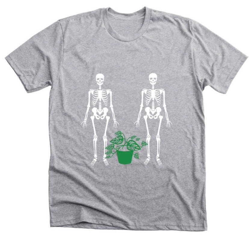 Taking care of dead plants tee | comfy tee | Halloween | cute shirt | Halloween shirt | plant lover | skeleton shirt | cute shirt | spooky