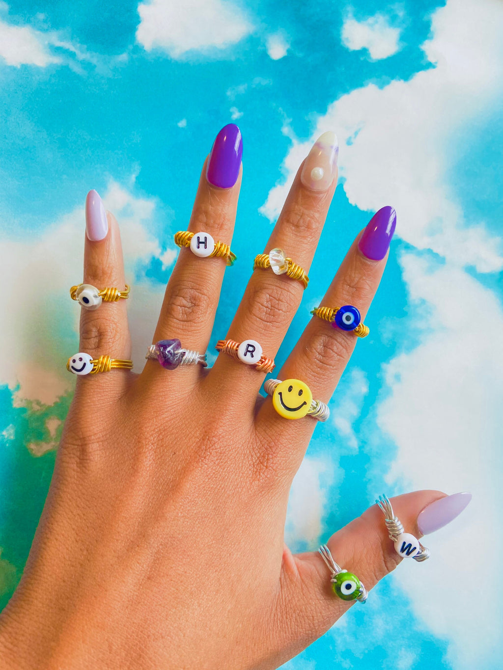 RING MYSTERY BUNDLES | 3 MYSTERY RINGS!!! wire wrapped rings | handmade rings | trendy rings | cute rings | gold rings | silver rings | ring bundles |