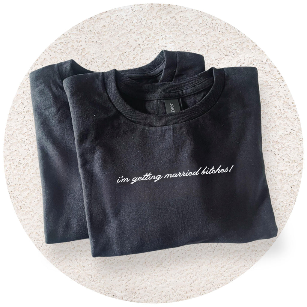 I’m getting married b*tches baby tee. Fully bridal shirt. Funny bachelorette trip shirt. Bach trip shirt. Funny bride shirt. Bachelorette
