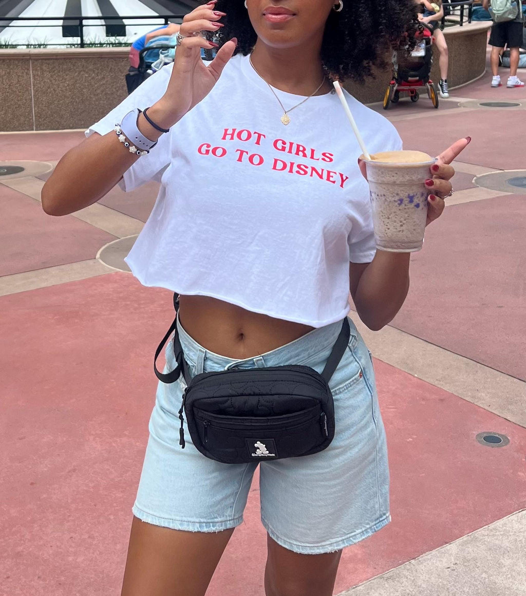 Hot girls go to Disney tee shirt. Hot girls shirt. Cute Disney shirt. Aesthetic Disney shirt. Pinterest Disney. Gifts for Disney lovers