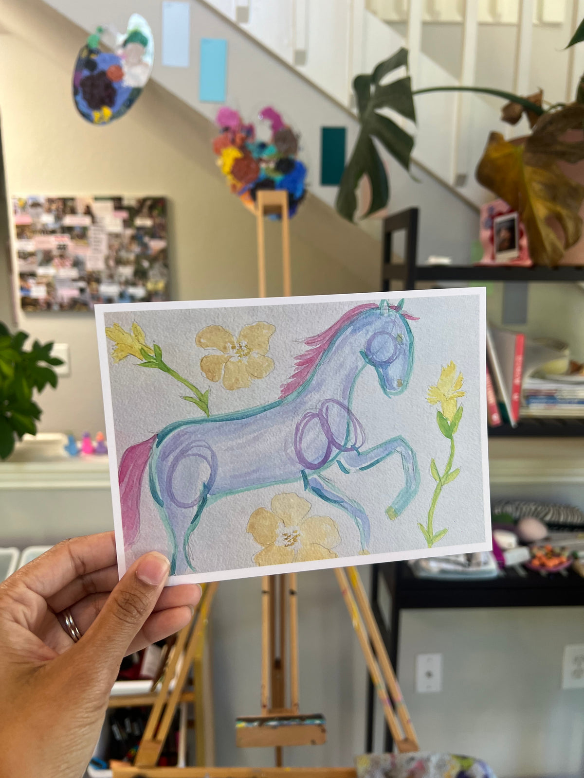 Horse art print