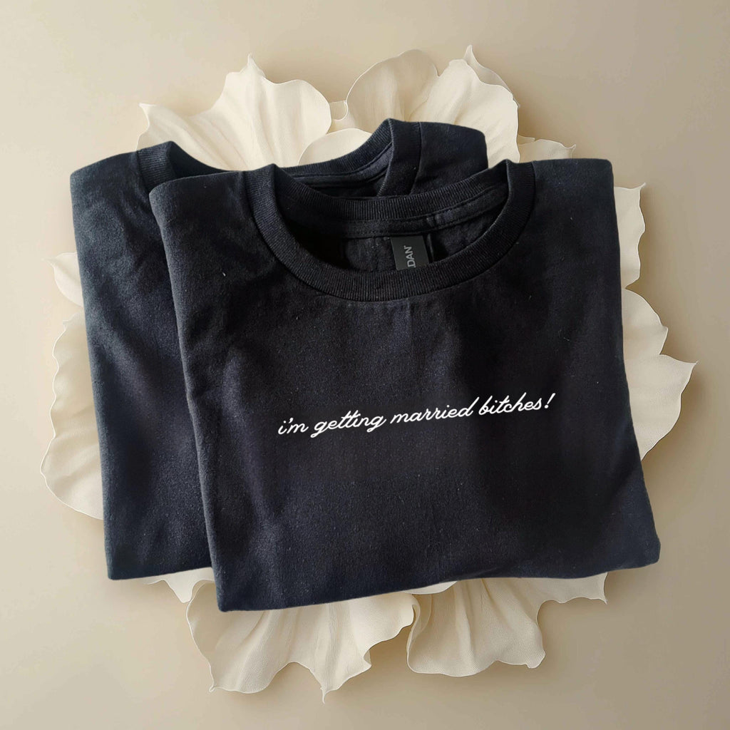 I’m getting married b*tches baby tee. Fully bridal shirt. Funny bachelorette trip shirt. Bach trip shirt. Funny bride shirt. Bachelorette