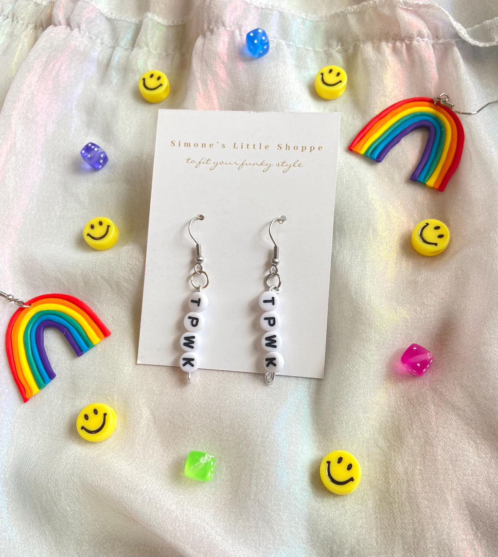 Tpwk earrings | cute harry styles earrings | one direction | tpwk jewelry | everyday jewelry | valentines day | gift ideas | gifts for her |