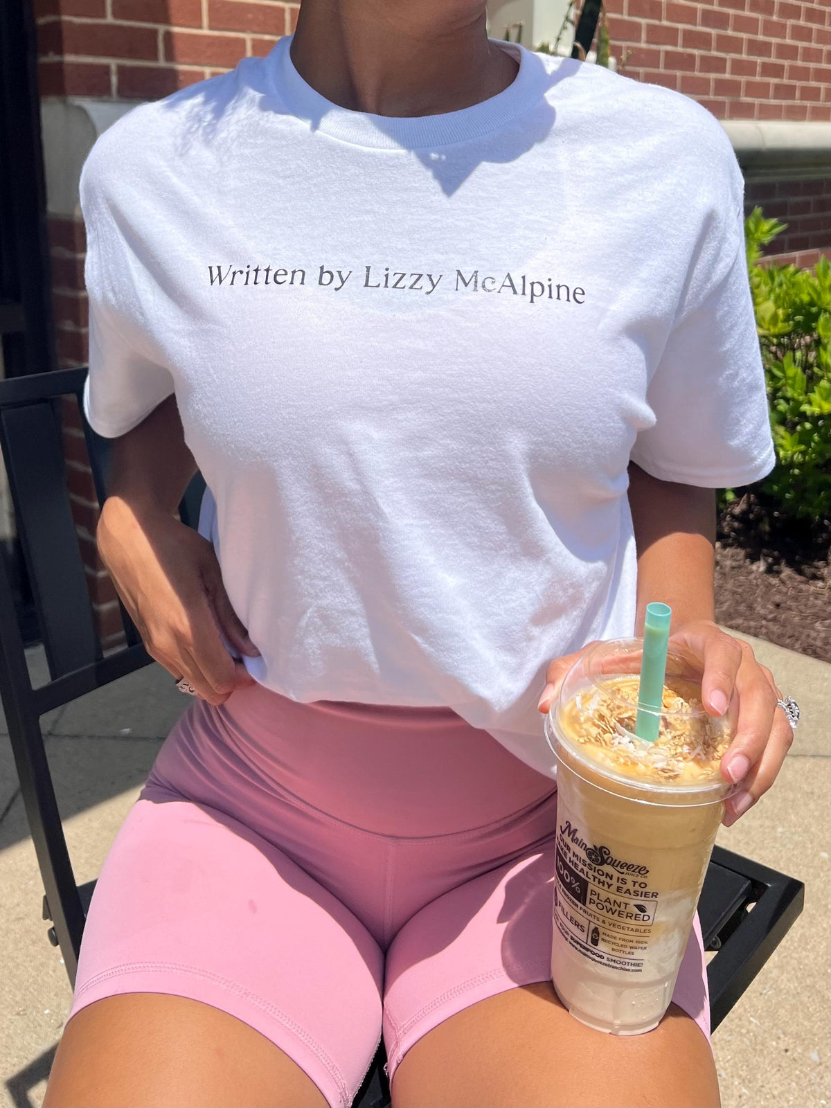 written by Lizzy mcalpine shirt. Lizzie mcalpine shirt. Lizzie mcalpine fan. Older album. Five seconds flat. Girl tee. Cute tee. Concert.