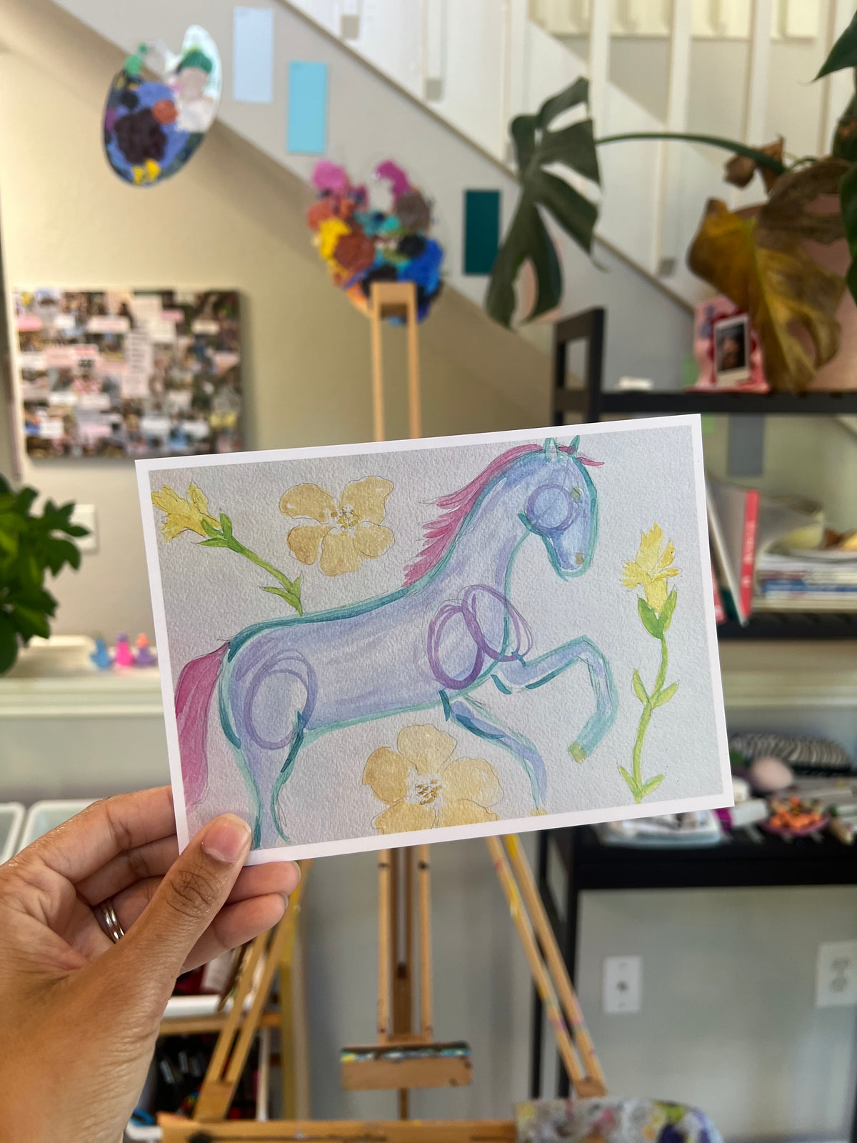 Horse art print