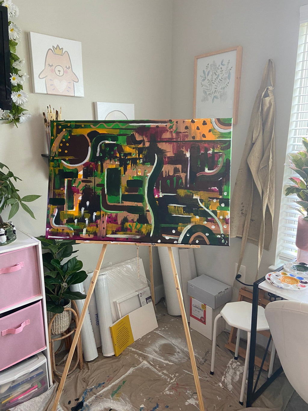bitter sweet movement | original painting | acrylic painting | stretched canvas | painting | decor | art | abstract | abstract art |