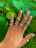 smiley face rings | matching rings | handmade rings | cute jewelry | wire rings | silver rings | gold rings | rose gold rings | valentines
