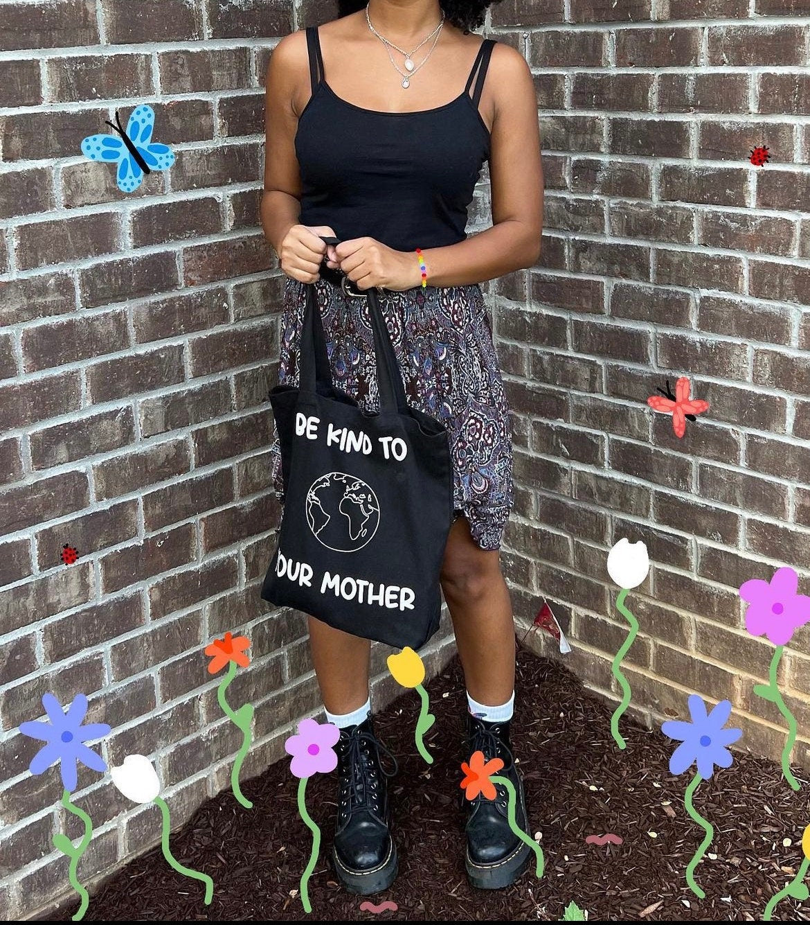be kind to your mother totes | cute totes | earth day | cute bags | earth totes | bags | purse | cute tote bags | valentines gift ideas |