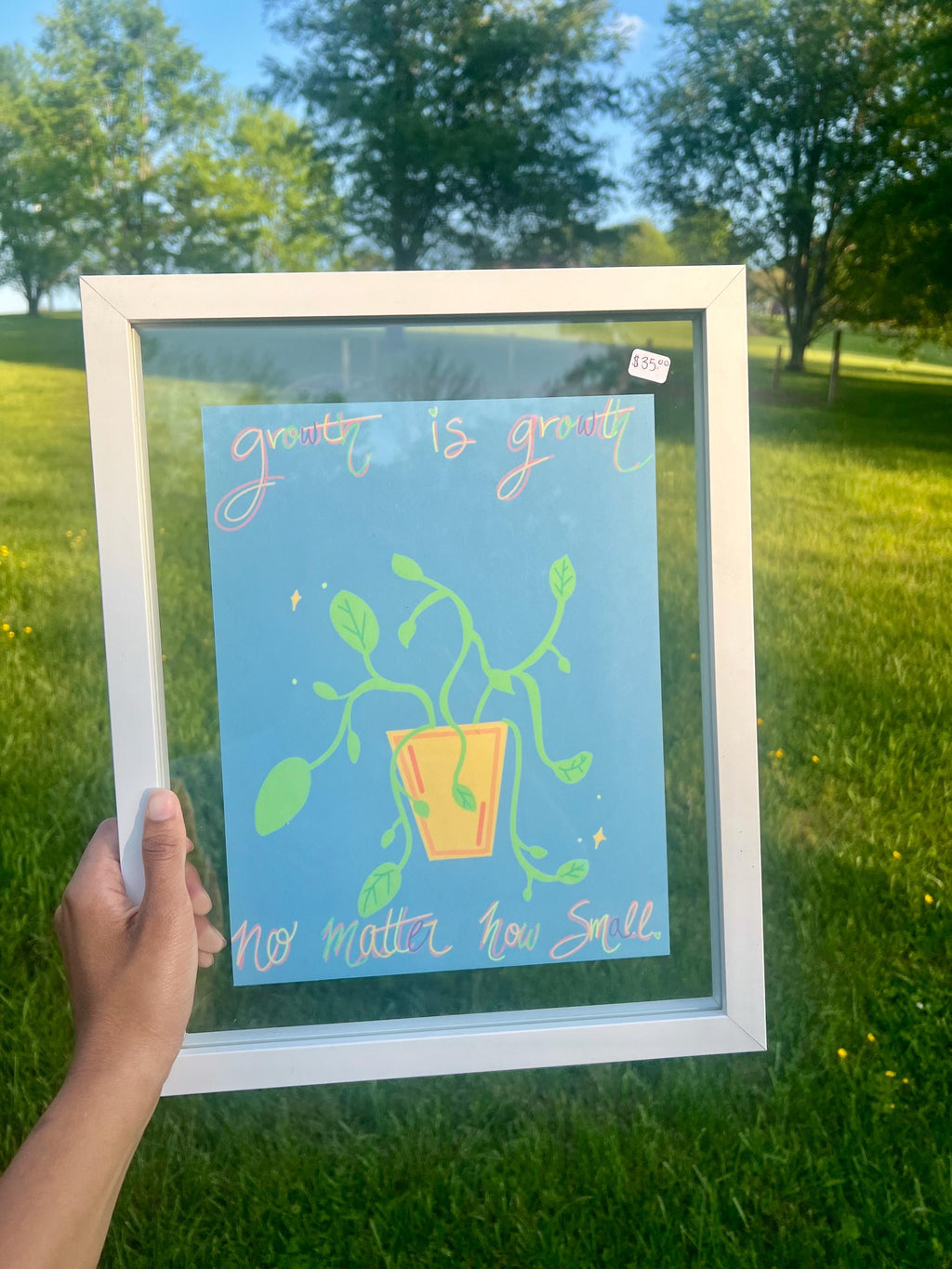 growth print | art print | wall art | plant print | trendy wall art | art | original prints