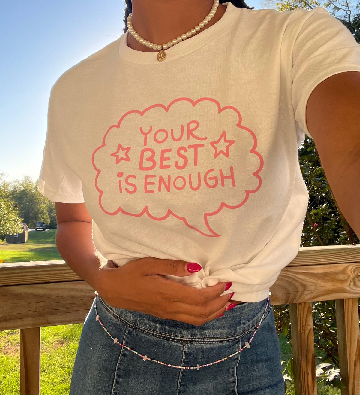 Your Best is Enough baby tee. Inspirational shirt . Women’s t shirts. Cute tshirts . Cute shirts. Inspo shirts. Positive shirts.Be kind. Enough