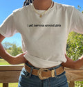 I get nervous around girls baby tee. Cute girl tee. Wlw shirt. Lesbian shirt. Womens baby tee