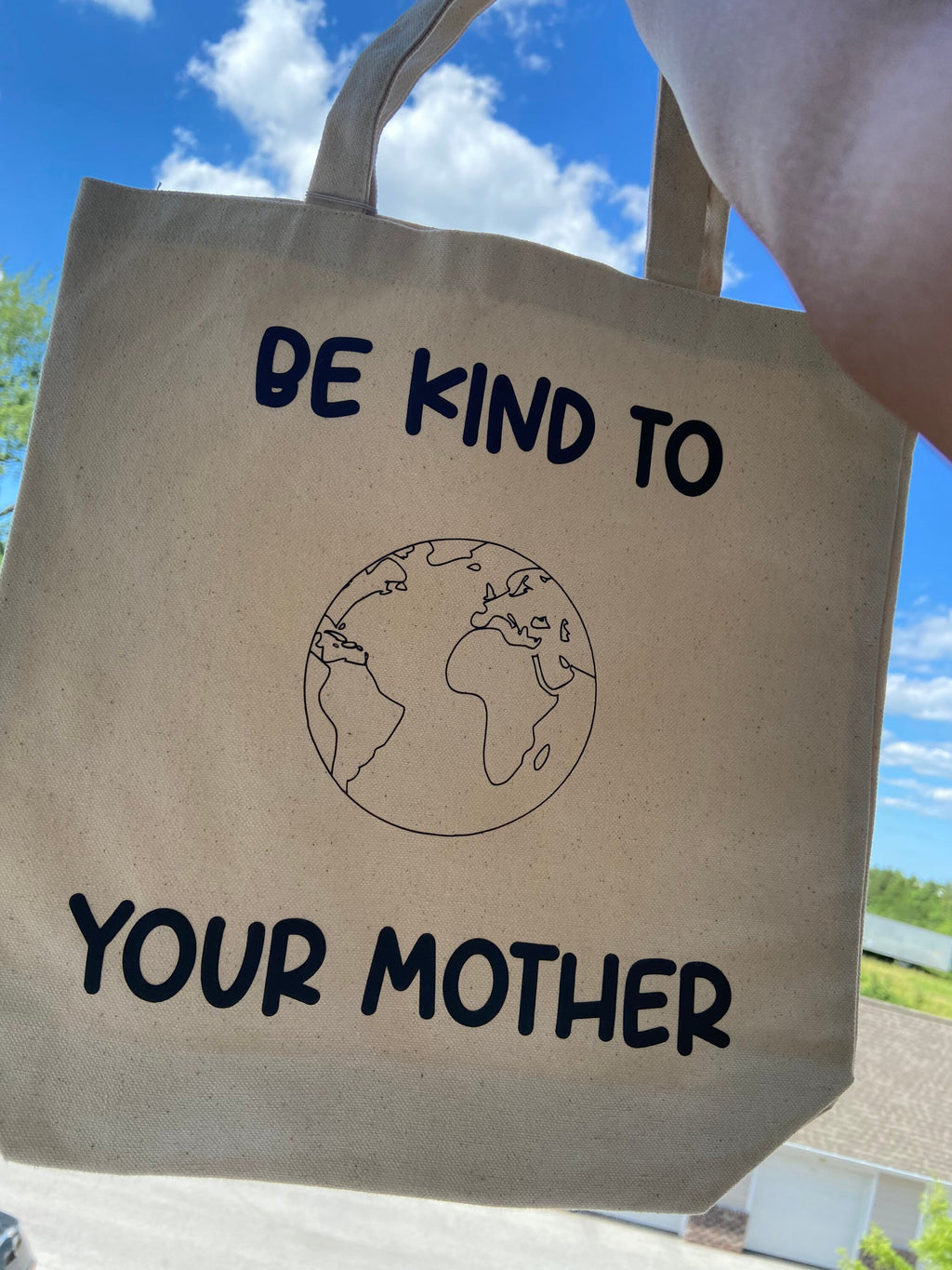 be kind to your mother totes | cute totes | earth day | cute bags | earth totes | bags | purse | cute tote bags | valentines gift ideas |