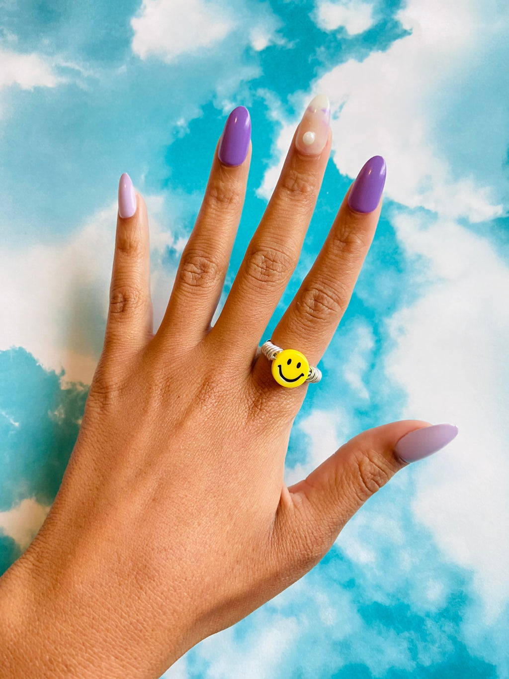 jumbo smiley face rings! | rings | smiley face | smile jewelry | trendy jewelry | rings | big rings | funky rings | funky jewelry