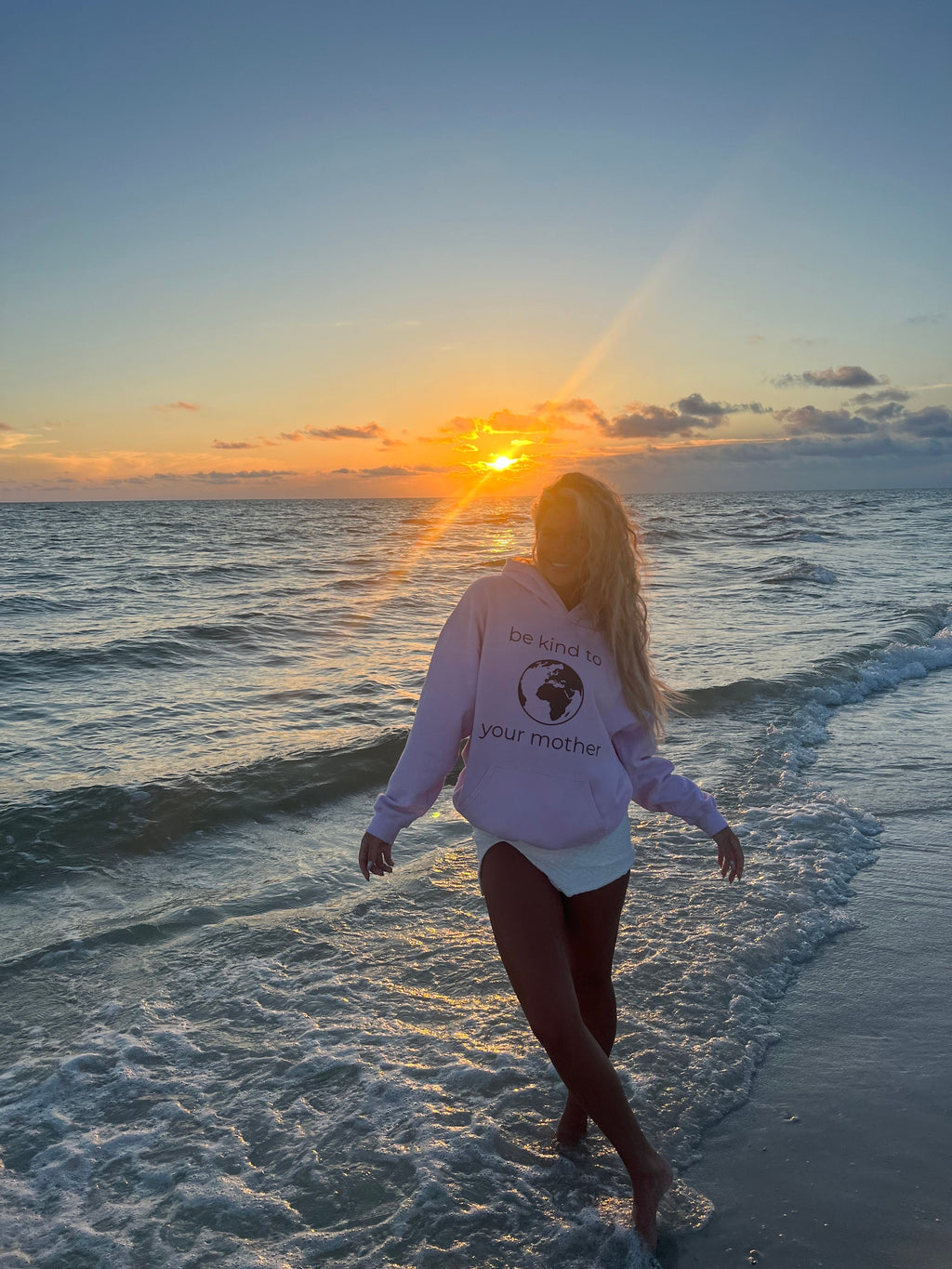 Be kind to your mother hoodie | earth sweatshirt | trendy hoodie | cute hoodie | valentine gift ideas | gift ideas | Planet lover gift ideas