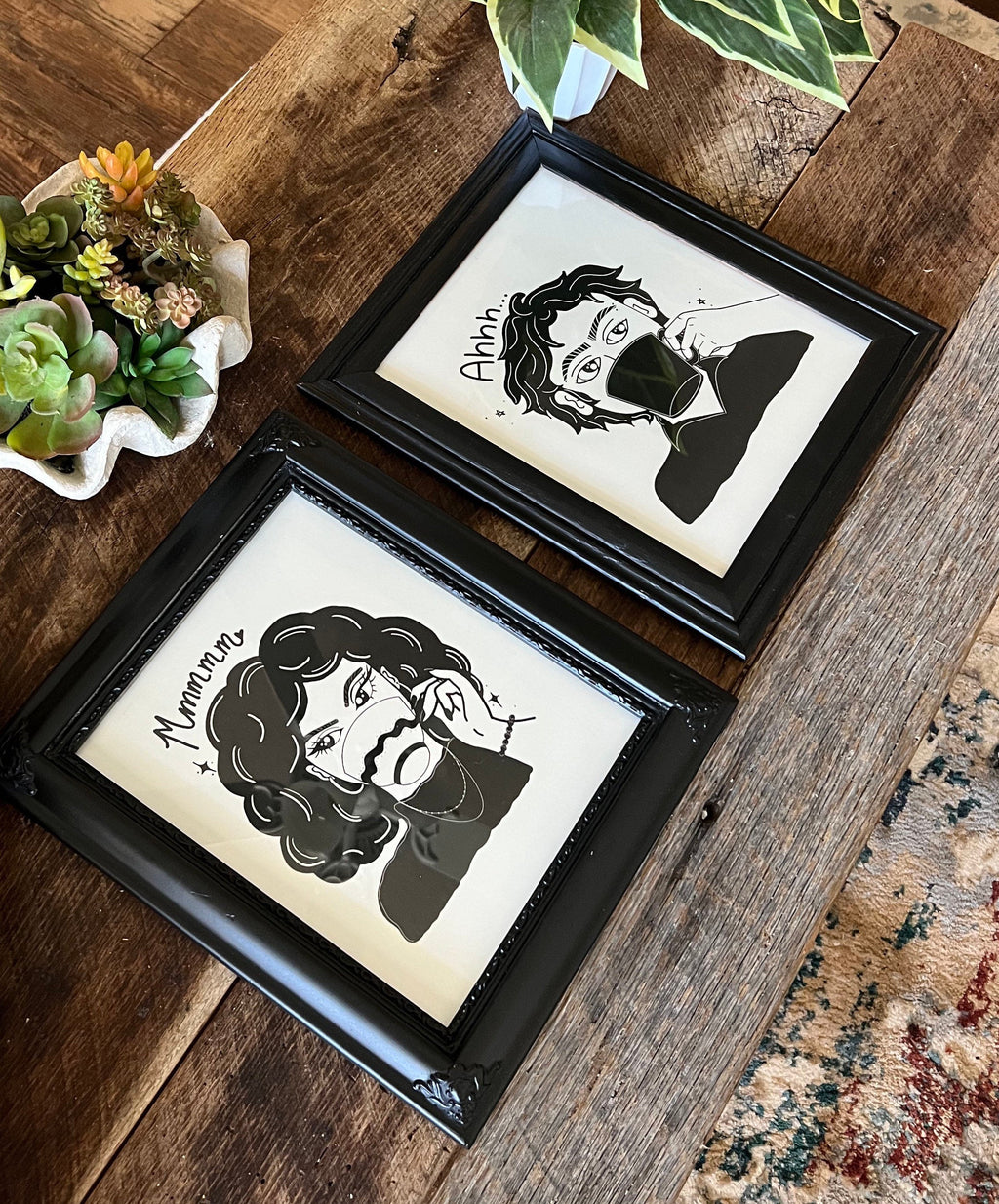 Coffee shop art prints | the bean loft art prints | the bean loft | coffee themed art | coffee art | prints | black and white prints | gift