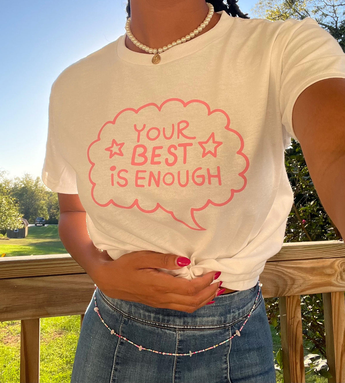 Your Best is Enough baby tee. Inspirational shirt . Women’s t shirts. Cute tshirts . Cute shirts. Inspo shirts. Positive shirts.Be kind. Enough