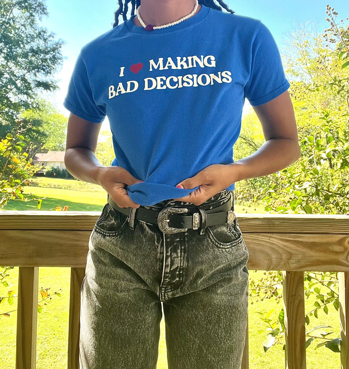 I love making bad decisions baby tee | I heart tee | heart tee shirt |  I heart making bad decisions shirt | funny shirt | funny baby tee