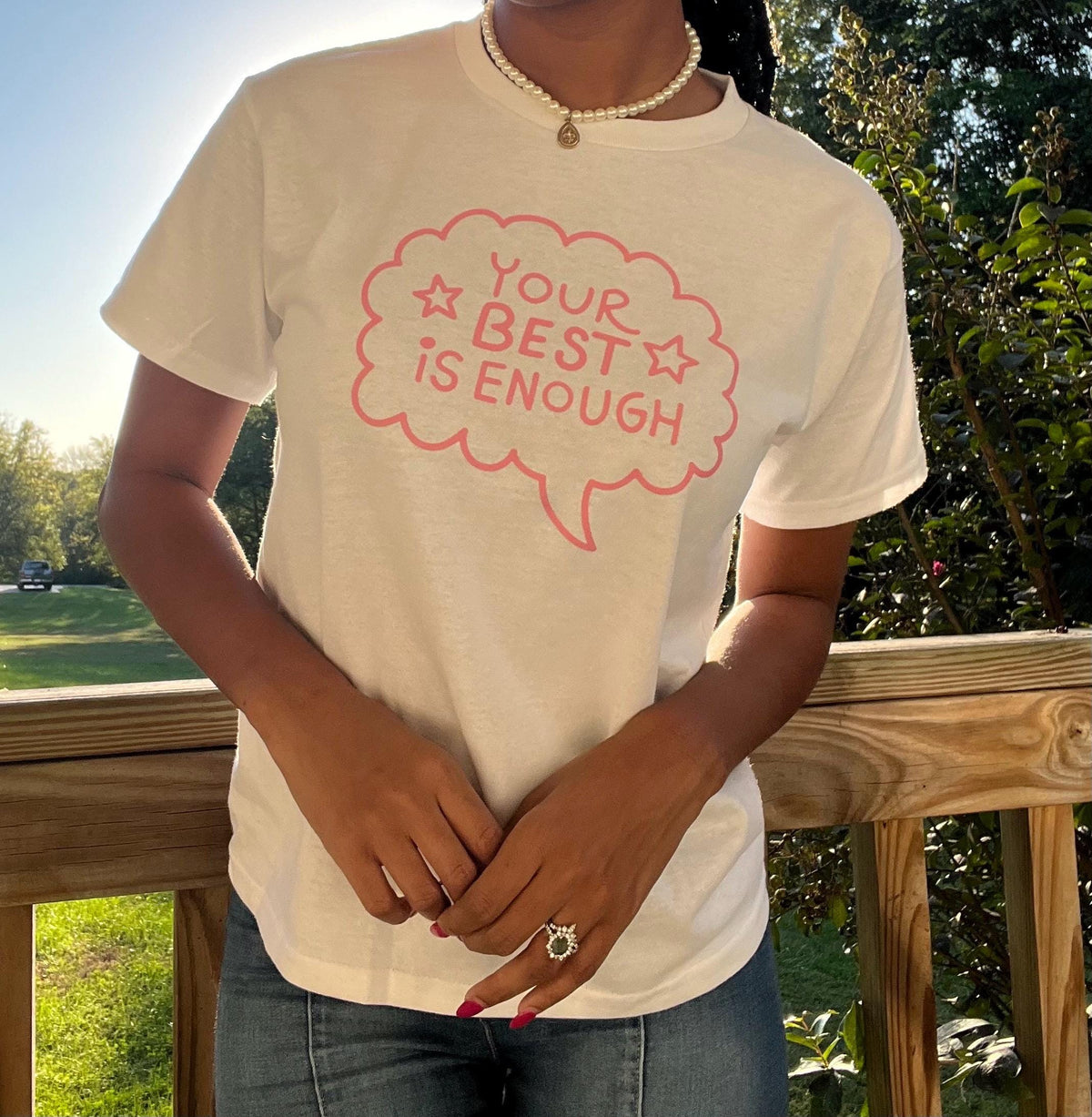 Your Best is Enough baby tee. Inspirational shirt . Women’s t shirts. Cute tshirts . Cute shirts. Inspo shirts. Positive shirts.Be kind. Enough