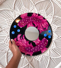 fishy vinyl mirror | custom painting | mirror | painted vinyl | fish painting | unique mirror | painted mirror | customizable | painting |