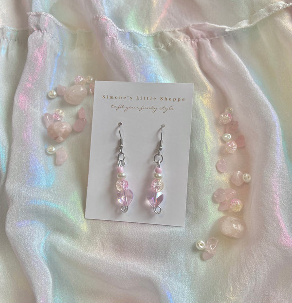 my valentine earrings | rainbow valentine collection | earrings | pink earrings | heart jewelry | Valentine’s Day | for her | cute earrings