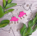 PEARLY COWGIRL earrings |cowboy hat earrings| cowgirl earrings | nashville | bachelorette party | country girl jewelry | cowgirl hat jewelry