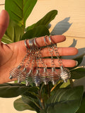 crystal keychains | crystal cages | hippie keychains | cute keychains | crystals | rose quartz keychain | valentines day | stocking stuffers