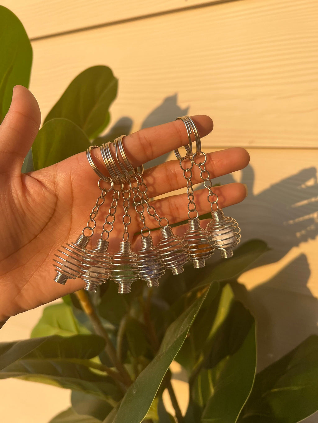 crystal keychains | crystal cages | hippie keychains | cute keychains | crystals | rose quartz keychain | valentines day | stocking stuffers