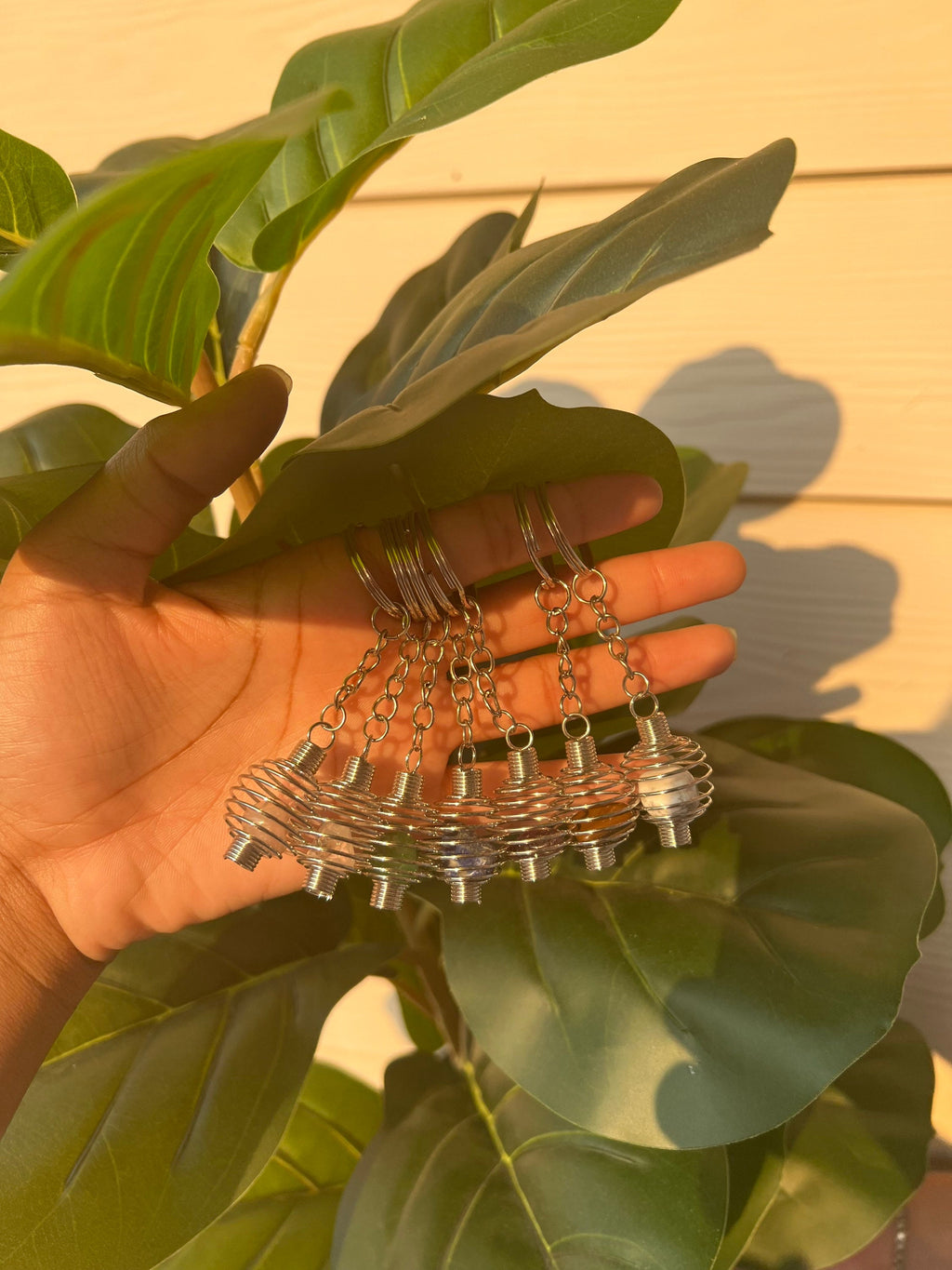 crystal keychains | crystal cages | hippie keychains | cute keychains | crystals | rose quartz keychain | valentines day | stocking stuffers